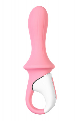Нереалистичный вибратор Satisfyer Air Pump Booty 5, силикон, розовый, 15 см. арт. J2018-265