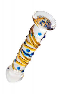 Нереалистичный фаллоимитатор Sexus Glass, стекло, прозрачный, 17,5 см арт. 912093