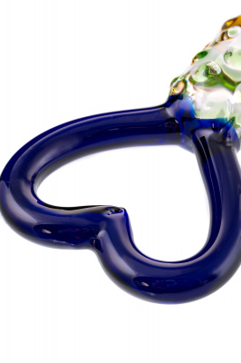 Нереалистичный фаллоимитатор Sexus Glass, стекло, прозрачный, 22,5 см арт. 912017