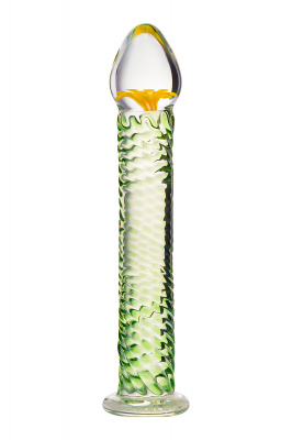 Нереалистичный фаллоимитатор Sexus Glass, стекло, прозрачный, 16,5 см арт. 912182
