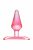 Анальная втулка TOYFA, ABS пластик, красный, 6,5 см, Ø 2,5 см арт. 881304-9