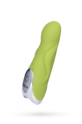 Вибратор TOYFA Dolce Jaxon, силикон, зеленый, 12,5см арт. 591004