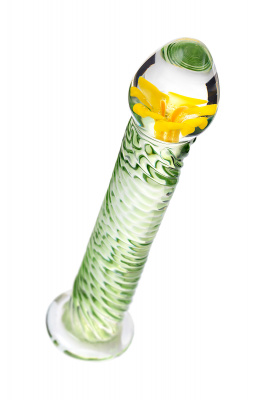 Нереалистичный фаллоимитатор Sexus Glass, стекло, прозрачный, 16,5 см арт. 912182