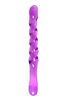 Двусторонний фаллоимитатор A-Toys by TOYFA Tanza, TPE, фиолетовый, 27,5 см арт. 762009