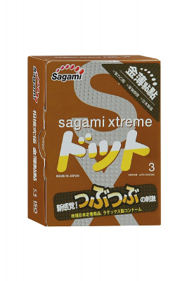 Презервативы Sagami, xtreme, feel up, латекс, 19 см, 5,2 см, 3 шт. арт. 735/1