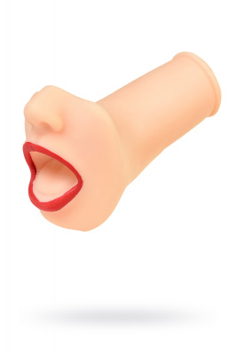 Мастурбатор реалистичный  TOYFA Juicy Pussy Juicy Lips, рот, TPR, телесный, 12,6 см арт. 893005