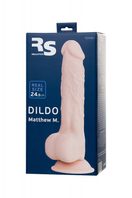 Фаллоимитатор RS Silicone Matthew M с уникальным материалом, телесный, 24,5 см арт. 9420008