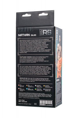 Реалистичный фаллоимитатор TOYFA RealStick Elite Nathan, TPR, телесный, 18,5 см арт. 982004-1