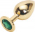 GOLDEN PLUG LARGE (втулка анальная) цвет кристалла зелёный, L 95 мм, D 41 мм, ве арт. GL-07