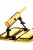Секс-машина F*ckBag, MotorLovers, ABS, желтый, 22 см арт. 456601