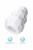 Мастурбатор A-Toys Flaff, TPE, белый, 8см, Ø 2,9 см арт. 763014