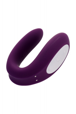 Многофункциональный стимулятор для пар Satisfyer Partner Double Joy, Силикон, Фиолетовый, 18 см арт. J2008-16-3