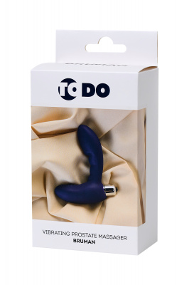 Вибростимулятор простаты ToDo by Toyfa Bruman, силикон, фиолетовый, 12 см арт. 359003