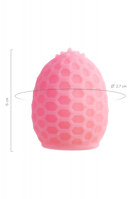 Мастурбатор A-Toys Pufl, розовый, ТРЕ, 6 см Ø 2,7 см арт. 763015