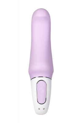Нереалистичный вибратор Satisfyer Vibes Charming Smile, силикон, фиолетовый, 18,7 см. арт. EE73-827-1017