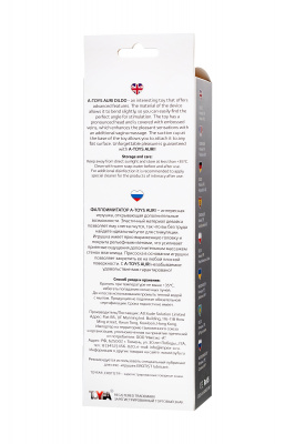 Фаллоимитатор A-Toys by TOYFA  Auri, TPE, прозрачный, 20 см арт. 762014