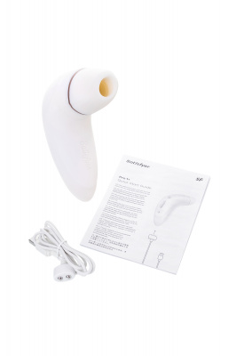 Стимулятор клитора Satisfyer Pro Plus Vibration, ABS пластик, белый, 19см арт. J2018-16