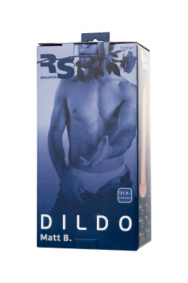 Фаллоимитатор RS Silicone - Matt B, телесный, 21,5 см арт. 9420006