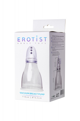 Вакуумная помпа для груди Erotist, ABS пластик, 22 см арт. 549001