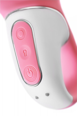 Нереалистичный вибратор Satisfyer Air Pump Booty 5, силикон, розовый, 15 см. арт. J2018-265