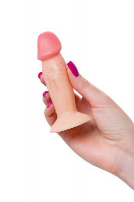 Реалистичный фаллоимитатор RealStick Nude Vere, PVC, телесный, 11 см арт. 582017