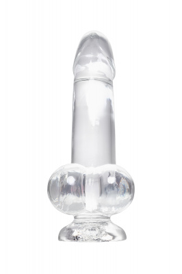 Реалистичный фаллоимитатор A-Toys by TOYFA Cryst, TPE, прозрачный, 15 см арт. 762005