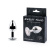 SILVER PLUG SMALL (втулка анальная) цвет кристалла бесцветный, L 72 мм, D 28 мм, арт. SS-01