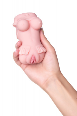 Мастурбатор реалистичный TOYFA Juicy Pussy Little flower, TPE, телесный, 11,5 см арт. 893040