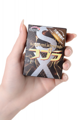 Презервативы латексные Sagami Xtreme Cobra №3, 19 см арт. 723/1