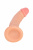 Реалистичный фаллоимитатор RealStick Nude Gib, PVC, телесный, 15,5 см арт. 582018