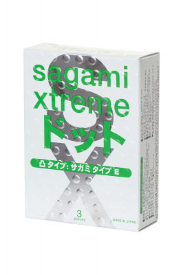 Презервативы латексные Sagami Xtreme Type-E №3 арт. 718/1