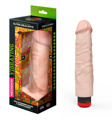 Вибратор реалистик HUMAN FORM, L 210 мм D 47 мм, киберкожа арт. 607407 арт. 607407