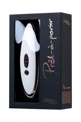 Вибратор Satisfyer Luxury Pret-a-porter, с вакуум-волновым бесконтактным стимулятором, силикон, белы арт. J2018-27-2