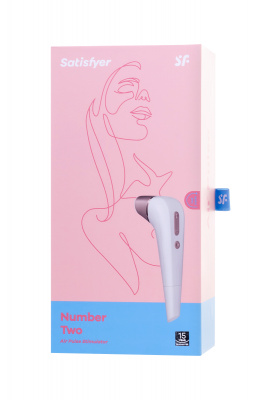 Вакуум-волновой бесконтактный стимулятор клитора Satisfyer 2 NG, ABS пластик, белый, 17см арт. J2018