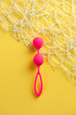 Вагинальные шарики A-Toys by TOYFA Rai, силикон, розовые, 17 см арт. 764015