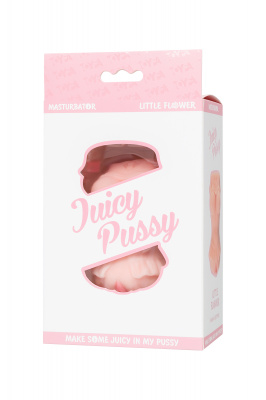 Мастурбатор реалистичный TOYFA Juicy Pussy Little flower, TPE, телесный, 11,5 см арт. 893040