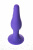 Анальная втулка TOYFA A-Toys  , Силикон, Фиолетовый, 11,3 см арт. 761302