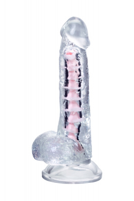Гибкий фаллоимитатор A-Toys Parret, прозрачный, 18 см арт. 762004