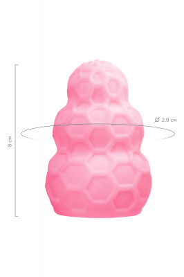 Мастурбатор A-Toys Flaff, TPE, розовый, 8см, Ø 2,9 см арт. 763012