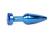 ВТУЛКА АНАЛЬНАЯ СИНЯЯ, L 113 мм D 29 мм, вес 100г, цвет кристалла синий арт. XBL арт. XBLU-13