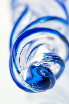 Нереалистичный фаллоимитатор Sexus Glass, стекло, прозрачный, 18,5 см арт. 912002