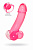 Реалистичный фаллоимитатор A-Toys by TOYFA Fush, TPE, розовый, 18 см арт. 762006