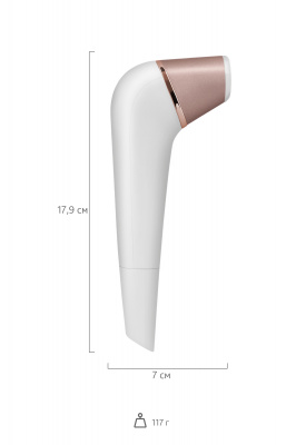 Вакуум-волновой бесконтактный стимулятор клитора Satisfyer 2 NG, ABS пластик, белый, 17см арт. J2018
