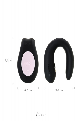 Многофункциональный стимулятор для пар Satisfyer Partner Double Joy, Силикон, Черный, 18 см арт. J2008-16-1