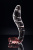 Нереалистичный фаллоимитатор Sexus Glass, стекло, прозрачный, 17,5 см арт. 912039