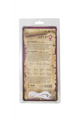 Стимулятор точки G Let it G, G-Stalker, силикон, розовый, 19,5 см арт. 592002