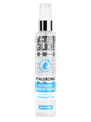 Увлажняющий интимный гель ACTIVE GLIDE HYALURONIC, 100 г арт. LB-29003 арт. LB-29003
