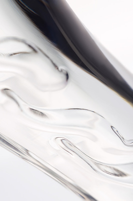 Нереалистичный фаллоимитатор Sexus Glass, стекло, прозрачный, 17,5 см арт. 912039