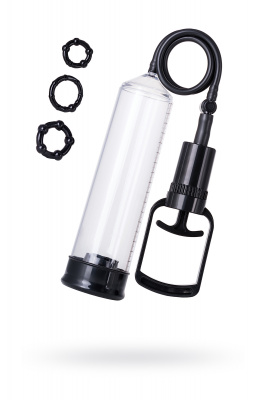 Помпа для пениса TOYFA A-Toys, PVC, чёрный, 23,5 см арт. 769007