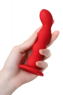Анальный фаллоимитатор ToDo by Toyfa Favorite, силикон, красный, 13 см, Ø 2,8 см арт. 357018